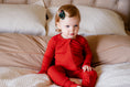 Load image into Gallery viewer, Crimson (Red) Ribbed Romper
