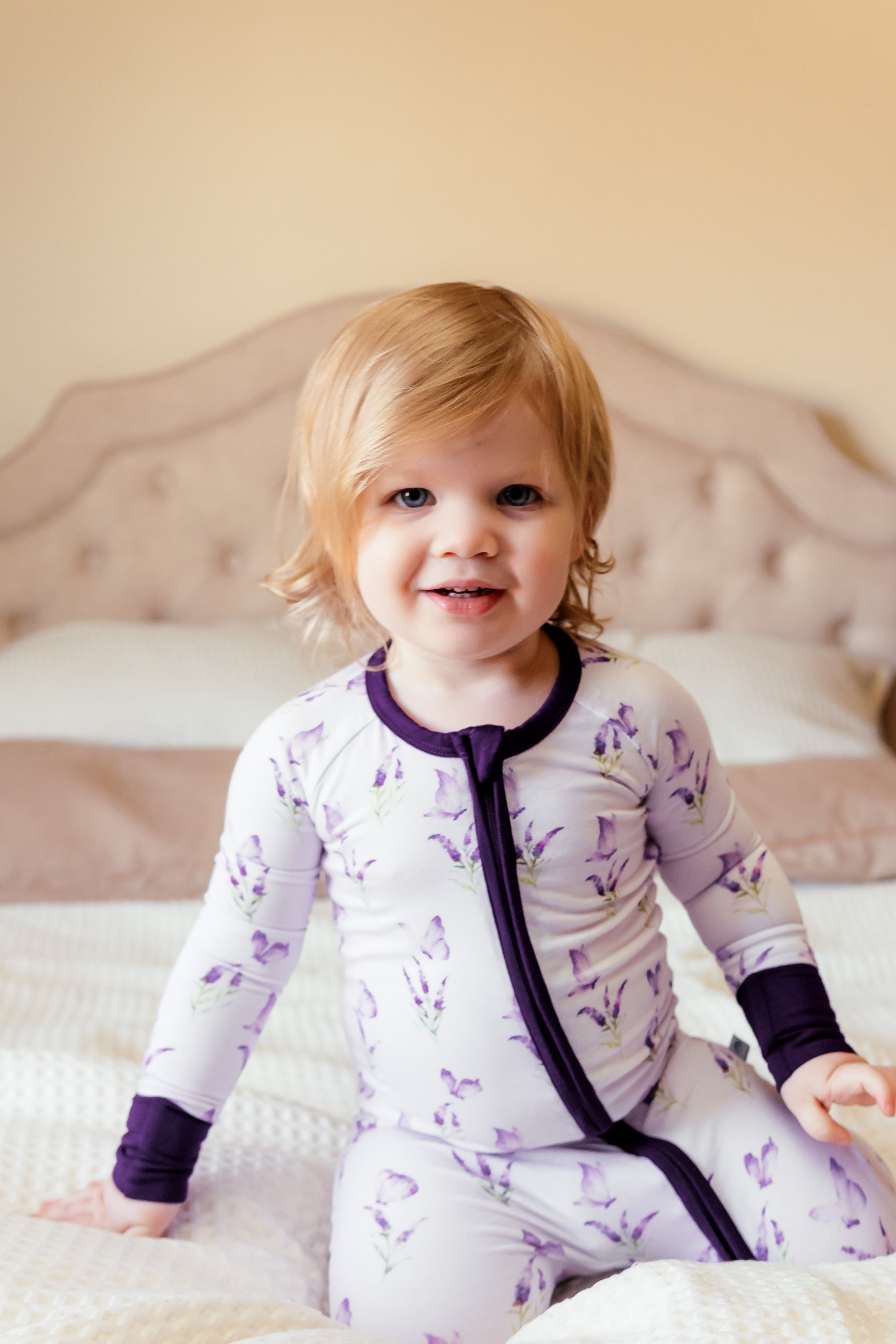 Estella (Lavender Butterfly) Romper