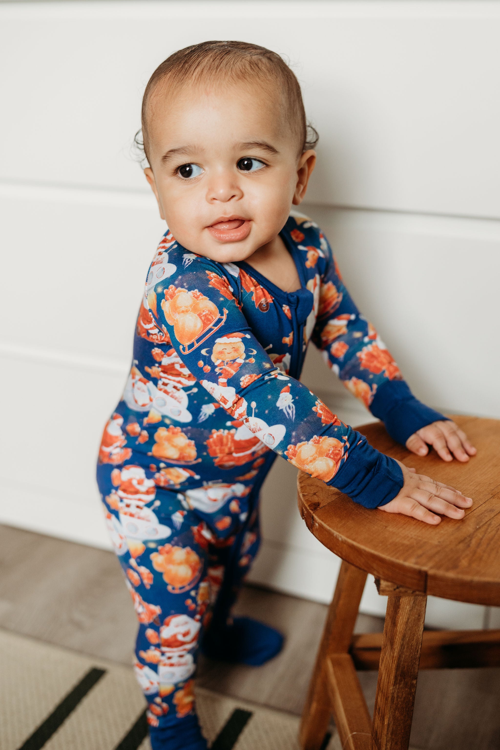 Tis the Sea-Sun (Santa) Romper