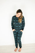 Load image into Gallery viewer, Lunar Dreams (Black Butterfly) Women's Long Sleeve PJ Set
