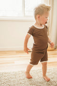 Load image into Gallery viewer, Hot Cocoa (Brown) Ribbed Short Set
