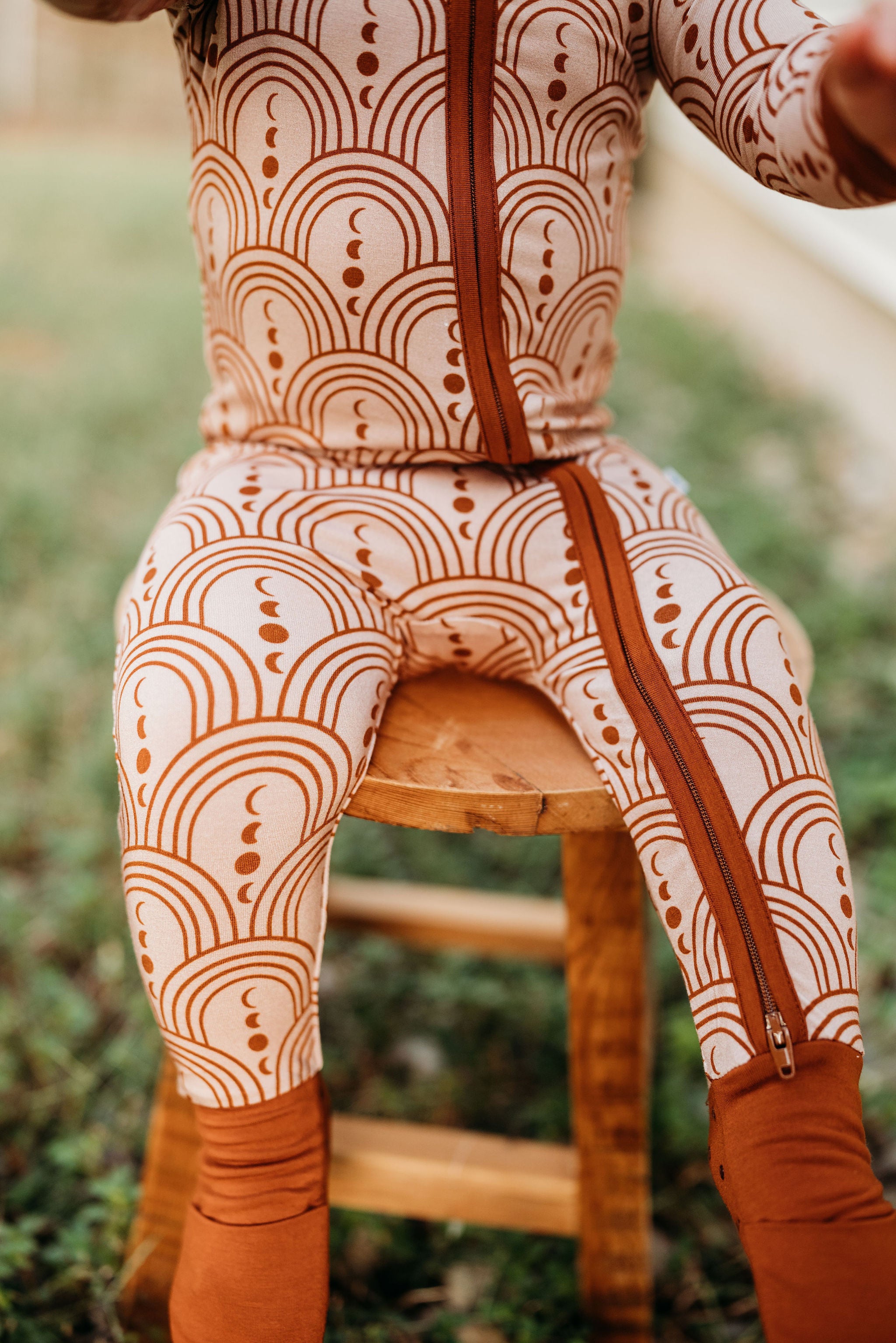 Copper Crescents Romper