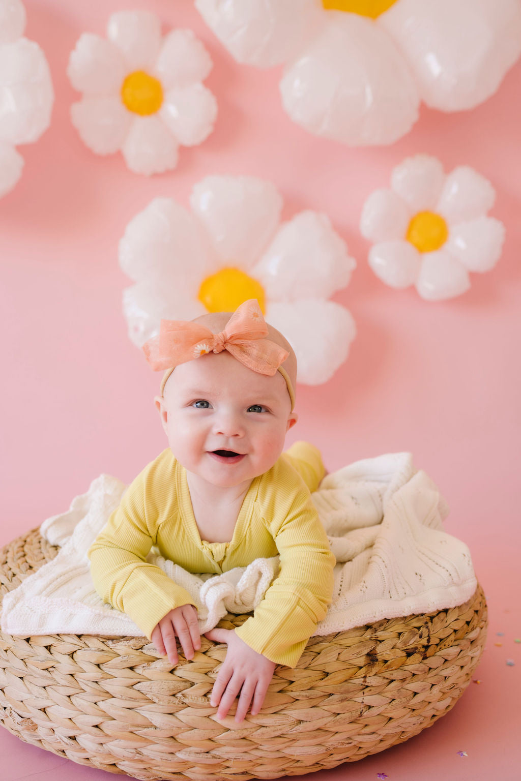 Lemon Meringue (Yellow) Ribbed Romper