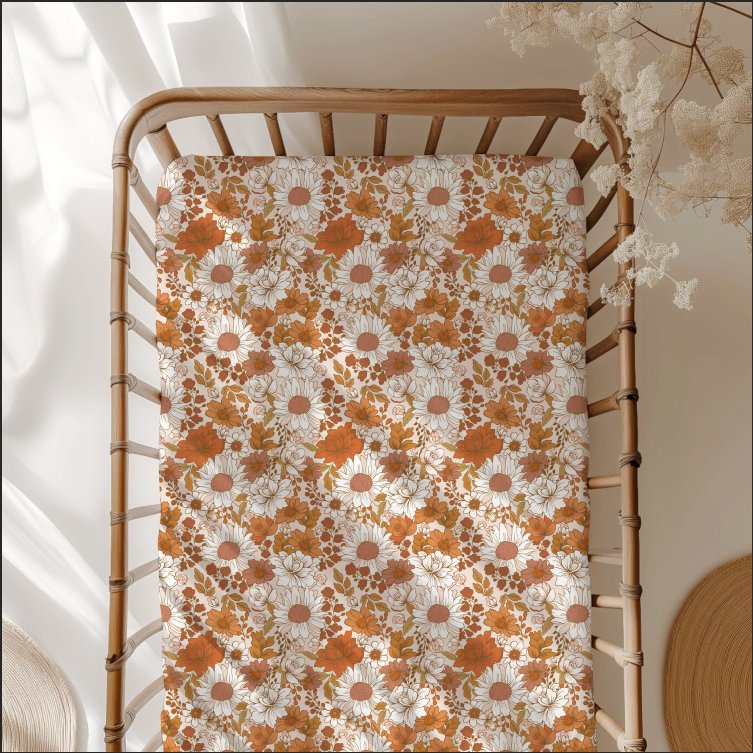 Falling For Florals Crib Sheet