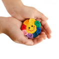 Load image into Gallery viewer, Crochet Rainbow Sunflower Hair Clip
