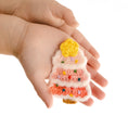 Load image into Gallery viewer, Crochet Christmas Tree Hair Clips
