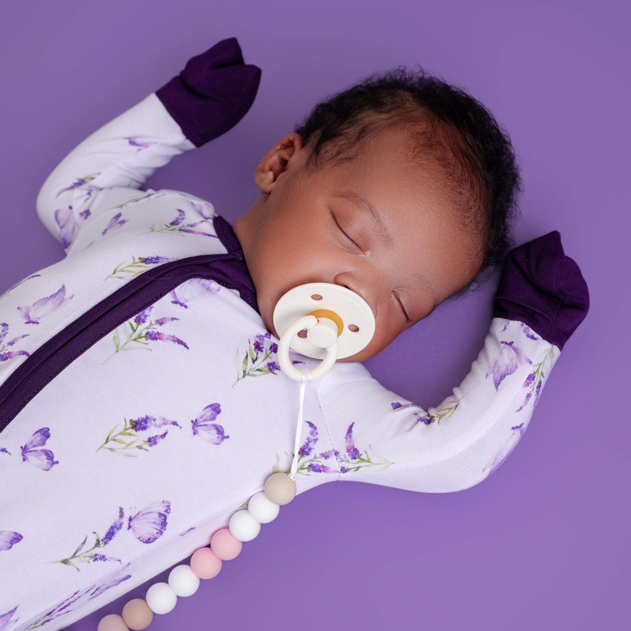 Estella (Lavender Butterfly) Romper