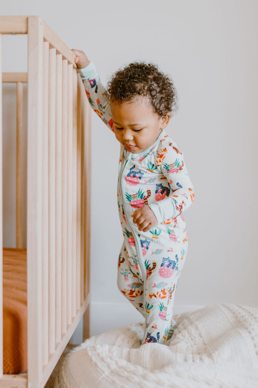 Felines & Ferns Romper