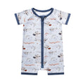 Load image into Gallery viewer, Plane & Simple (Airplanes) Short Sleeve Romper
