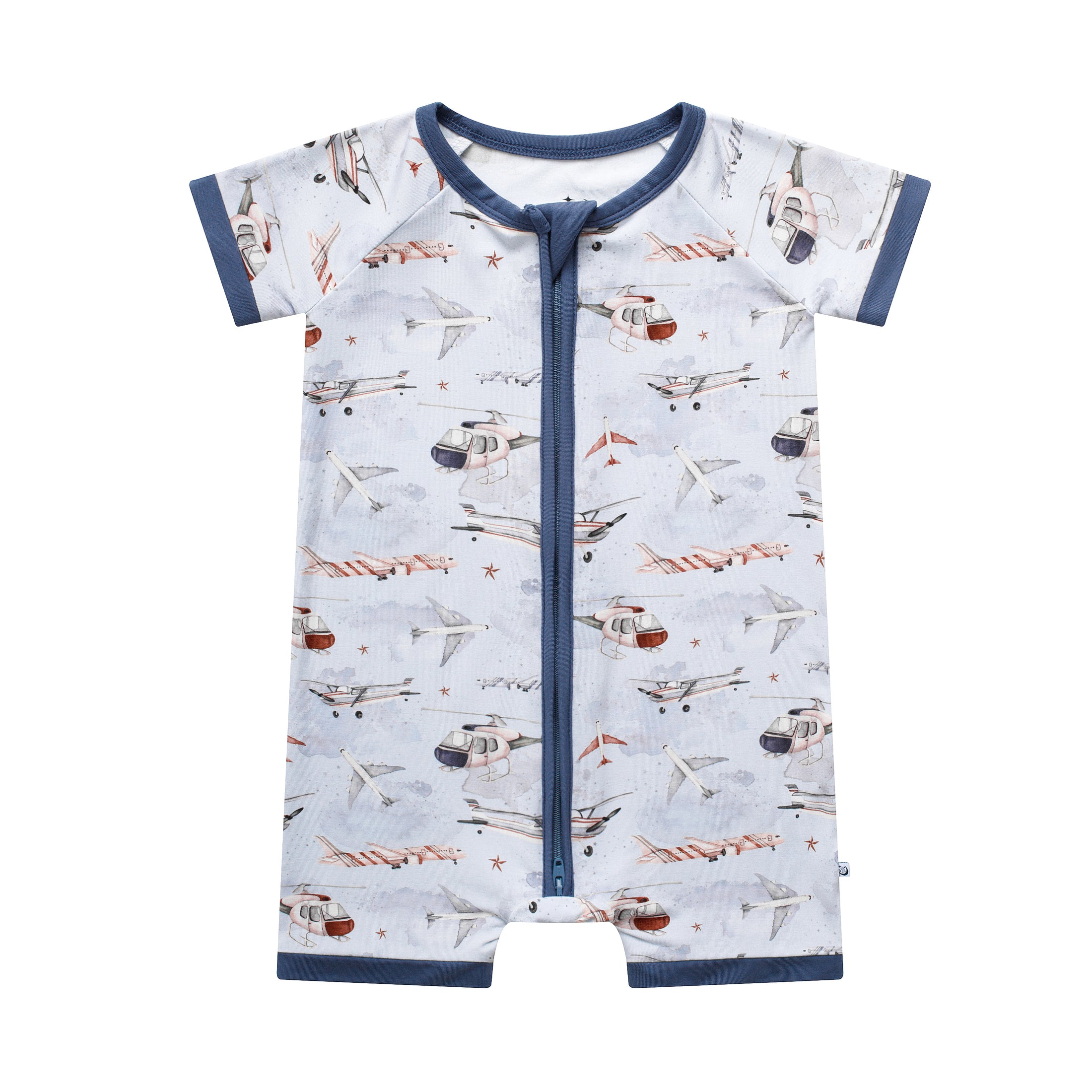 Plane & Simple (Airplanes) Short Sleeve Romper