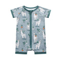 Load image into Gallery viewer, Prickly Llama Short Sleeve Romper
