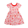 Load image into Gallery viewer, Florever Your Baby Short Sleeve Big Kid Twirl Dress
