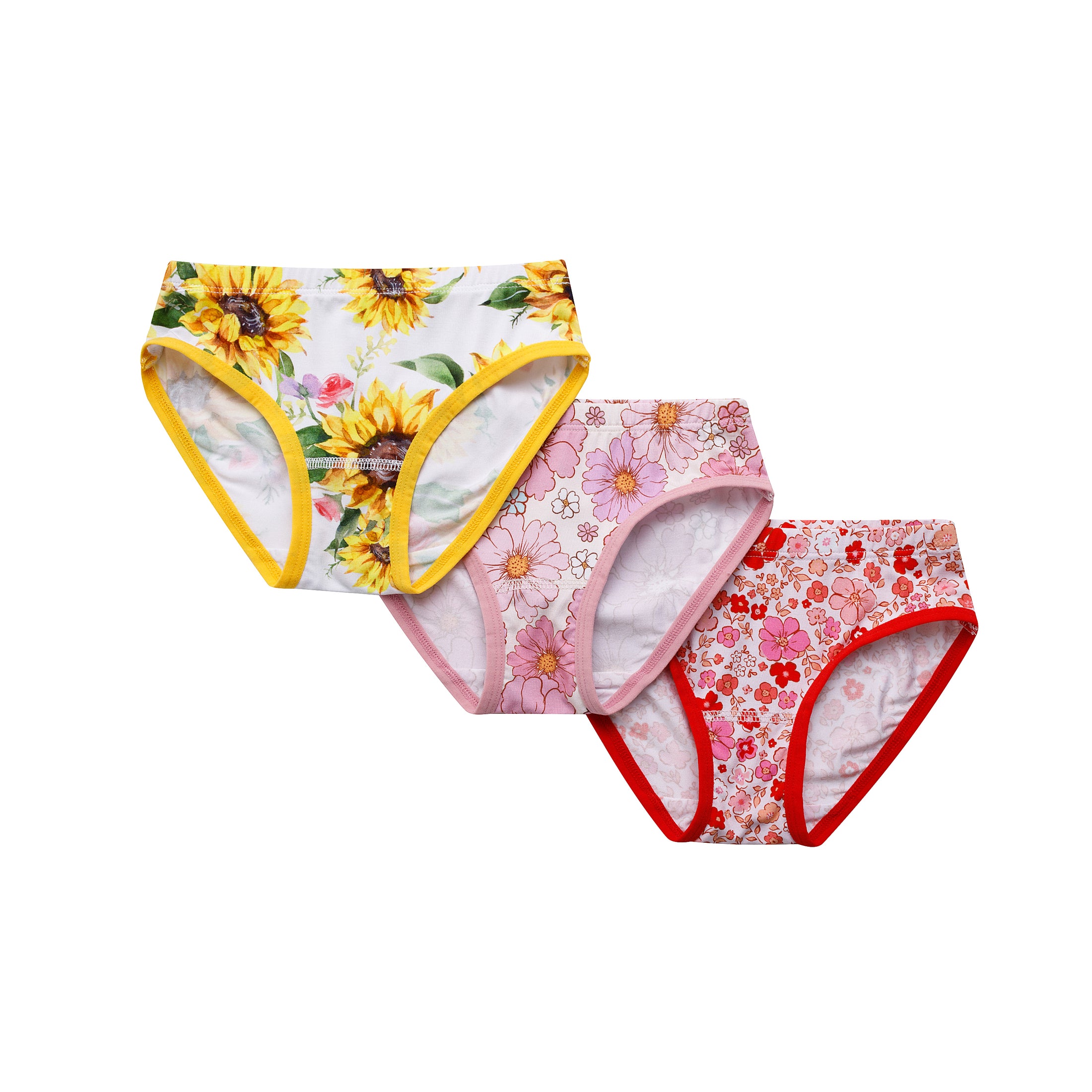 Girl's Brief Underwear 3 Pack