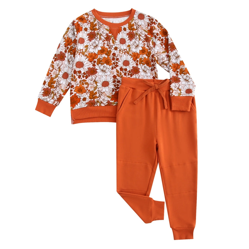 Falling For Florals Kids Jogger Set