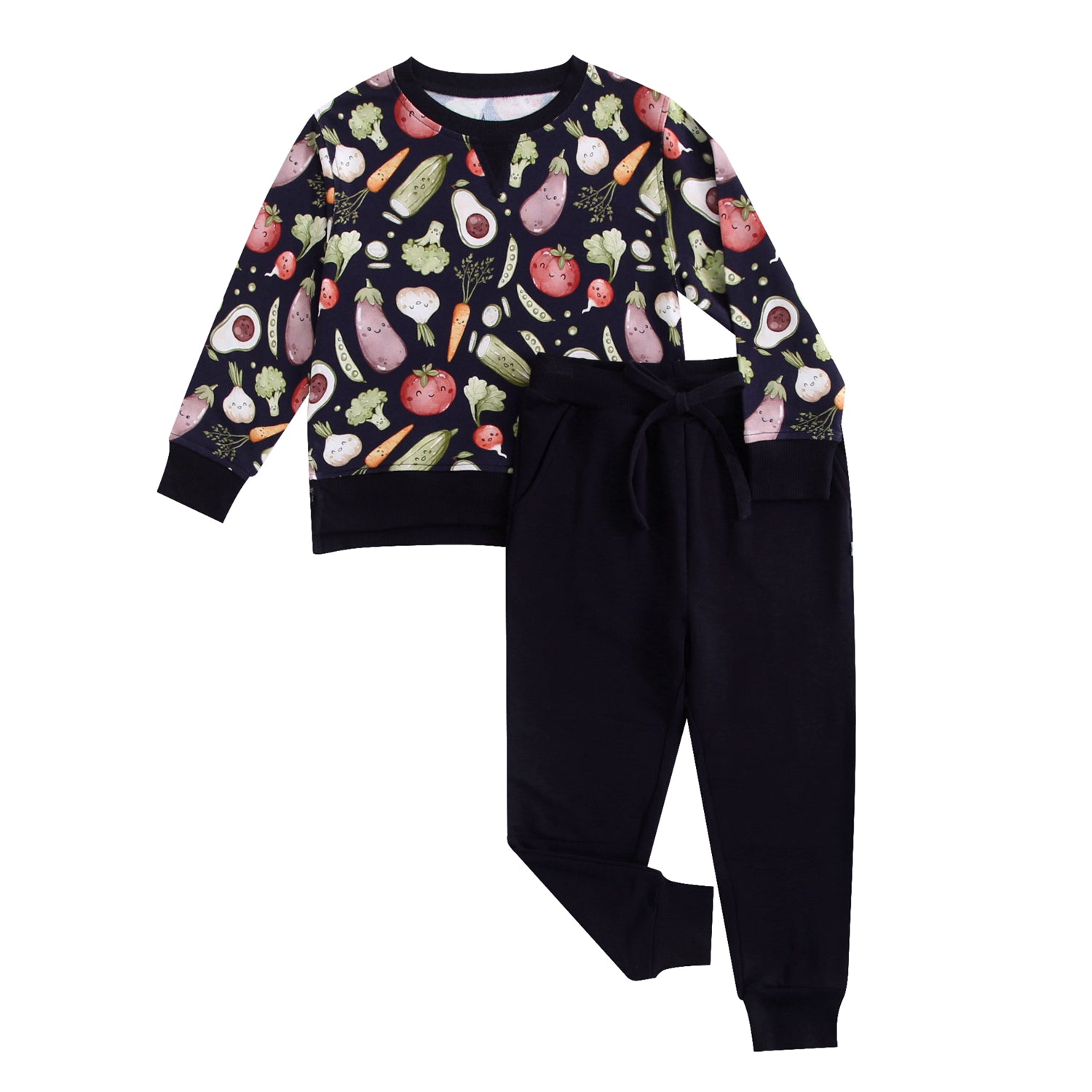 Love You Veggie Much Kids Jogger Set