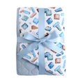 Load image into Gallery viewer, Block Party (Blue) Toddler Quilted Blanket
