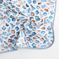 Load image into Gallery viewer, Block Party (Blue) Toddler Quilted Blanket
