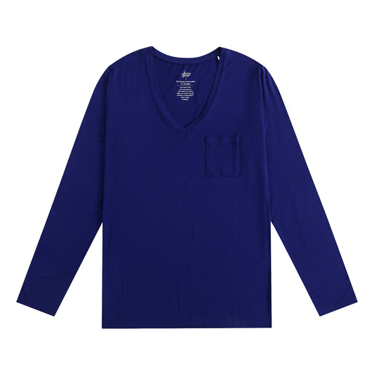 Royal Blue Women's Long Sleeve Shirt