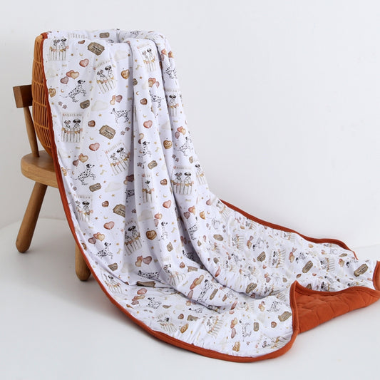 I Ruff You Toddler Quilted Blanket