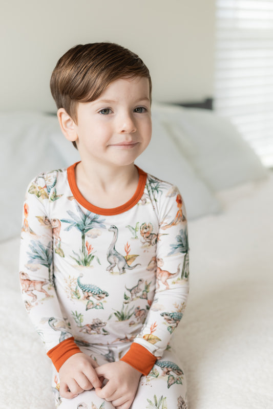 Jurassic Dreams Long Sleeve PJ's