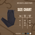 Load image into Gallery viewer, Bamboo Waffle Men's Jogger Pants-Line Dry Only
