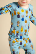 Load image into Gallery viewer, Caught In The Rain (Pineapple) Long Sleeve PJ's
