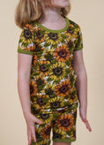 Load image into Gallery viewer, Sunny (Sunflower) Short Sleeve PJ's
