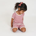 Load image into Gallery viewer, Cotton Candy (Pink) Ribbed Short Set
